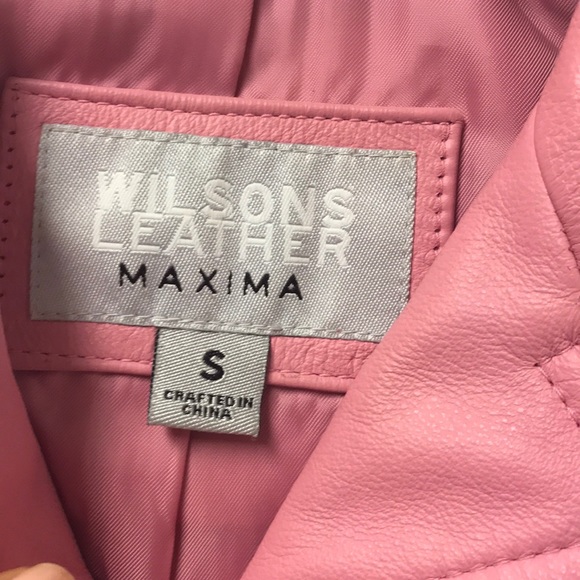 Beautiful. Rare. Pink genuine leather jacket. - Picture 3 of 4